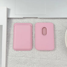 Universal Magnetic Leather Wallet Card Holder Strong Grip Card Pocket for iPhone MagSafe Samsung Xiaomi OPPO Motorola Google
