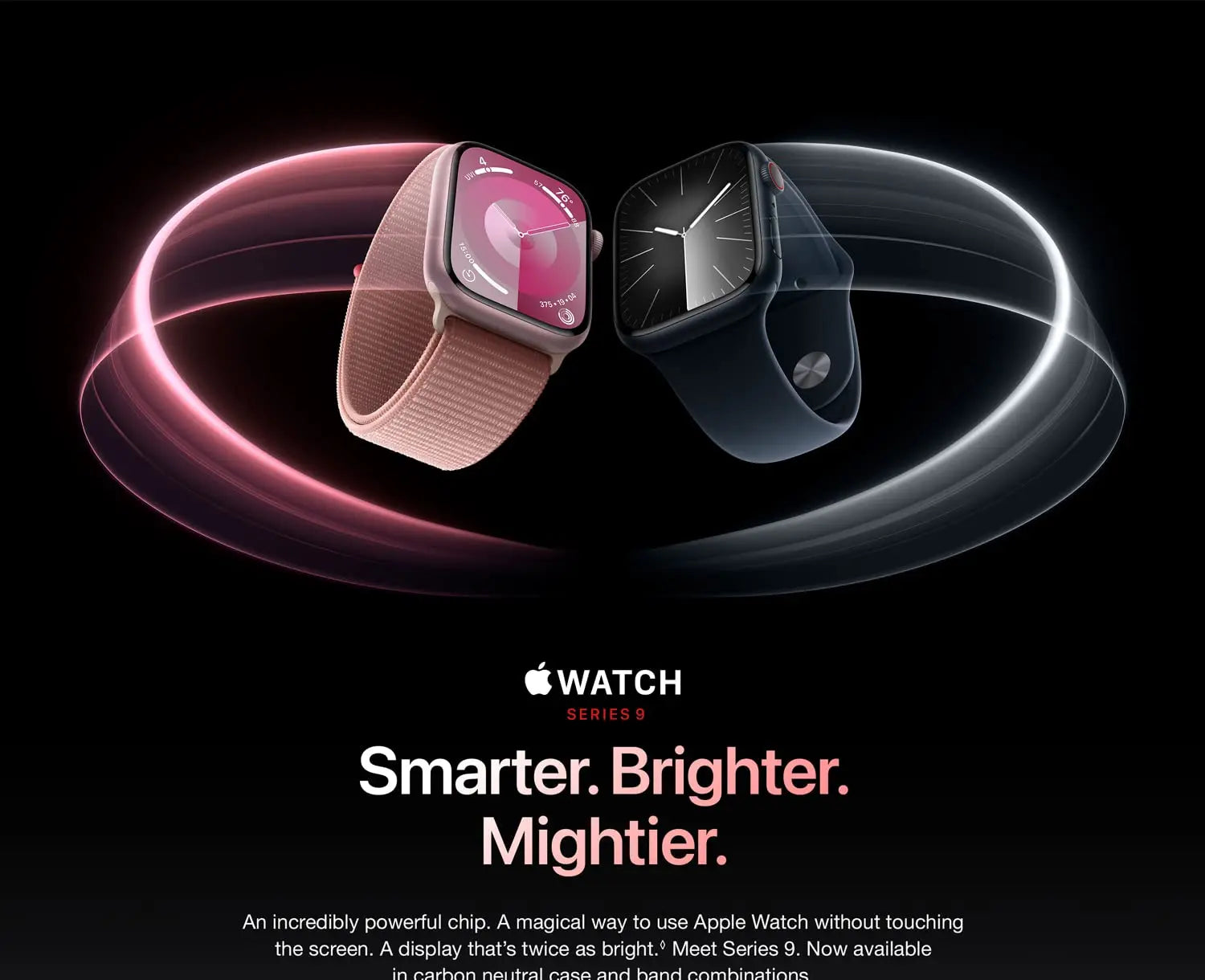 100% Original 2023 NEW Apple Watch Series 9 45mm GPS Apple Watch S9 Aluminum Case with Sport Band iOS Smart Watch