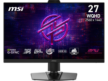 MSI 27"  WQHD 2K 1440P 360Hz IPS with NVIDIA G-SYNC Pulsar 0.5ms HDR10 PS5 & Xbox Compatible PC & Console Gaming Computer Monitor with Height Adjustable, Swivel, Pivot and Tilt stand MPG 272QRF X36