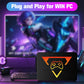 Playzone 1TB SSD&Game Consoles For PS5/PS4/PS3/Xbox/Xbox one/Switch With 16000 Emulator Games+86 PC Games Plug&Play For WIN PC