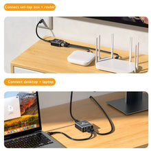 Gigabit Ethernet Switch Rj45 Splitter LAN Gigabit Extension Adapter 1000Mbps Network Connector for Router PC Laptop TV Box