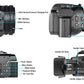 4K 60FPS Professional Camcorder for Photography 64MP WiFi Livestream Webcam Video Cameras 18X Digital Zoom YouTube Vlog Recorder