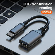 Adaptador USB C OTG, conversor de USB tipo C macho a USB 3.0 hembra, adaptador de USB a tipo C con funcionalidad para teléfonos inteligentes y tabletas