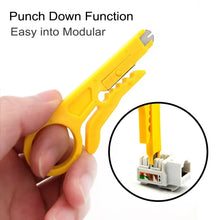 RJ45 Crimping Tool 6P 8P RJ11 RJ12 Network Cable Tester Crimper Stripper Cutter Plier for Ethernet LAN Crystal Head Installation