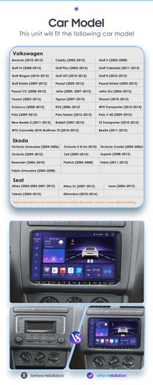 Hizpo 7"/8"/9" Car Stereo For VW/PASSAT/CADDY/POLO/BEETLE Multimedia Player Carplay Android Auto WIFI GPS Car Audio Radio 8-Core