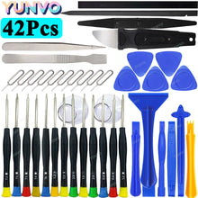 48Pcs Precision Screwdriver Repair Tool Kit, Metal Curved Screen Pry Spudger Opening Tools, SIM Eject Pin Pry Blade Tweezers