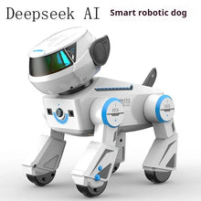 Ai Smart Robot Dog Gesture Touch Remote Control Bluetooth Speaker Song Programmable Cool Lighting Toy For Kids Aged 6+Interactio