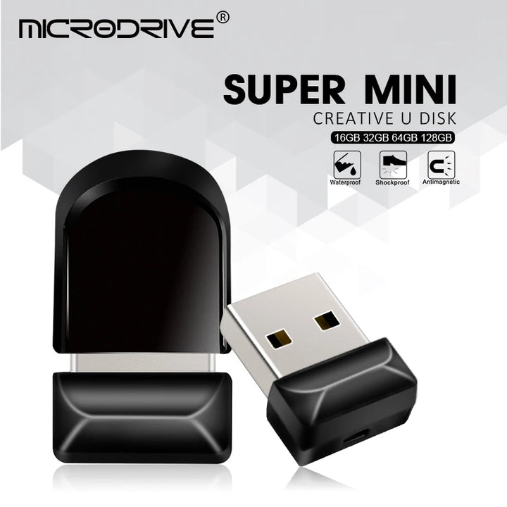 Usb Flash Drive Pendrive 4GB 8GB 32GB 64GB 128GB Pen Drive Waterproof Metal Silver U Disk Memoria Usb Cle Memory Usb Stick