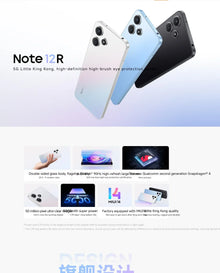 Original Xiaomi Redmi Note 12R 50MP Android 6.79 inch 5G Smartphone MediaTek Dimensity 8200 Ultra 140Hz 5000mAh cellphone