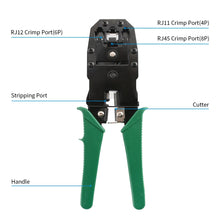 RJ45 Crimping Tool Kit Network RJ45 RJ11 Cable Tester Stripper Punch Down Tool Screwdrivers 10pcs Cat5 Plugs Boots Set
