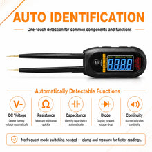 LCR SMD Mini Tester Smart Tweezer Resistance Capacitance Continuity Diode  Auto Test Measurement Multimeter Tools ZL23