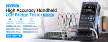 FNIRSI LCR-ST1 Smart Tweezer LCR SMD ESR Mini Tester Resistance Capacitance Inductance Continuity Diode Test Measurement Tools