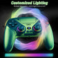 For Playstation 5/PS5 Pro/Slim/PC RGB Light Wireless Console Controller Gamepad Dual Vibration Marco/Turbo Function Programming