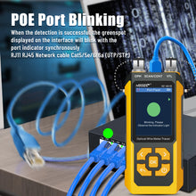 NOYAFA NF-8518 Network Cable Tester Optical Wire Tracer with OPM VFL POE NCV Port Flash Length Measurement RJ45 Continuity Test