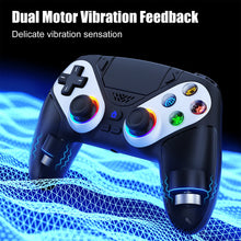 RGB Gamepad For Playstation 5/PS5 Pro/Slim/PC Wireless PS5 Controller 3D Game Joystick Dual Vibration Macro/Turbo Function