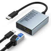 Adaptador de red Ethernet Micro USB, adaptador de tarjeta de red de 1000 Mbps para Fire TV Stick 4K, switch Ethernet y router