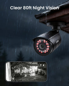 ZOSI 8CH 1080P CCTV System Outdoor 5MP Lite Video DVR with 2/4/6/8pcs 2MP Wired Security Cam Day/Night Video Surveillance System