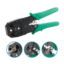 RJ45 Crimping Tool 6P 8P RJ11 RJ12 Network Cable Tester Crimper Stripper Cutter Plier for Ethernet LAN Crystal Head Installation