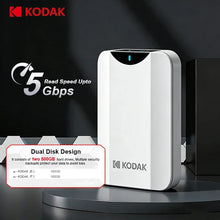 Kodak Portable Hard Drive P232 1TB 2TB USB 3.2 PHDD Up to 100M/s 2.5" External HDD Perfect for PS4 PS5 Xbox Mac PC