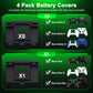 DinoFire Rechargeable 2x4800mwh Battery Packs For Xbox Series X/S ＆ Xbox One X/S Battery with Charging Cable