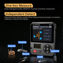 ALIENTEK MT1 Transistor Tester LCR ESR Meter Diode Triode Capacitance Resistance Meter IR Multifunction Tester Multimeter