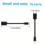 Adaptador USB C OTG, conversor de USB tipo C macho a USB 3.0 hembra, adaptador de USB a tipo C con funcionalidad para teléfonos inteligentes y tabletas