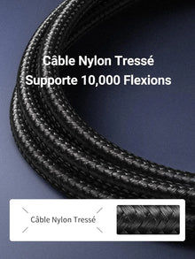 CYANMI Cat 8 Ethernet Cable 100FT, High Speed Braided 40Gbps 2000Mhz Network Cord RJ45 Cat8 Cat7 cat6a cat6 cat5e cat5 Cables