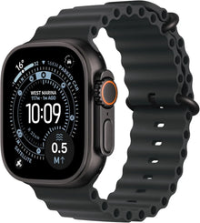 Apple Watch Ultra 3 [GPS + Cellular, 49mm] Black Titanium Case with Black Ocean Band, One Size (Renewed-Like New)