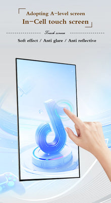 21.5 Inch Portable Smart Touch Screen TV Android 11 Wireless WiFi Monitor Battery Home Outdoor USB Mobile Phone Second Screen