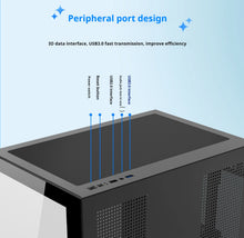 Power Train Dreamland PRO ATX Motherboard PC Gaming 360 Water-Cooled Sea View Room Double-Sided Glass Gaming Computer Case
