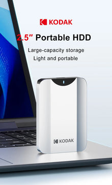 KODAK P230 2.5inch Portable HDD 1TB External Hard Disk Drive 5Gbps External hard drive HDD for PS4/PS5/Laptop Desktop