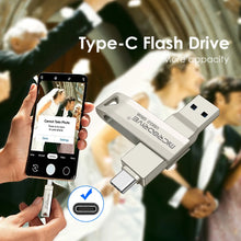 2 in 1 OTG USB-C Flash Pen Drive Metal Memory Stick Usb 3.0 Flash Disk 64GB 128GB 256G USB3.0 Dual C Pendrive