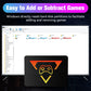 Playzone 1TB SSD&Game Consoles For PS5/PS4/PS3/Xbox/Xbox one/Switch With 16000 Emulator Games+86 PC Games Plug&Play For WIN PC