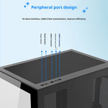 Power Train Dreamland PRO ATX Motherboard PC Gaming 360 Water-Cooled Sea View Room Double-Sided Glass Gaming Computer Case
