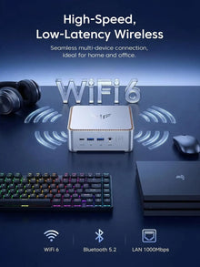 Acemagic H2 Mini Pc - Intel Core I5-14500Hx - 16(8+8)Gb Ddr4 512Gb Ssd - Mini Computers(4.9Ghz，14C/20T) - Mini Desktop Pc-Windows 11 Pro - Wifi6 - 55W