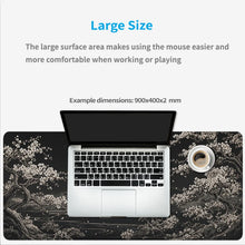 Mouse Pad Gamer Black Gold Fuji Moon Night printon demand Home Large HD Mousepad XXL Non-Slip Soft Office Accessories Mouse Mats
