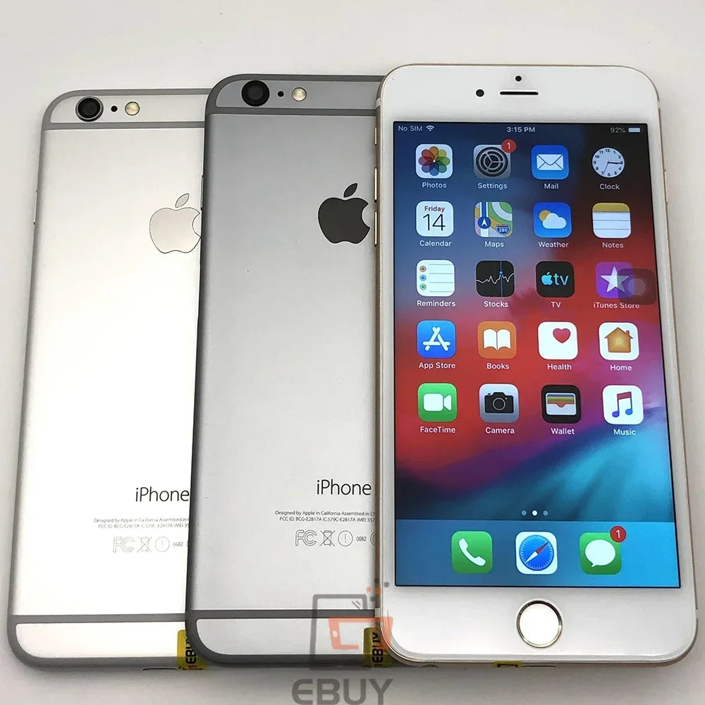 Original Apple iPhone 6 Plus 4G LTE Mobile Cell Phone 5.5" ROM 16/64/128GB 8MP Unlocked Cellphone.The highest system is IOS 12.