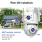 Lenovo Outdoor Security Camera 4K HD IP Camera  with Dual Lens PTZ Color Night Vision CCTV Video Surveillance Protection