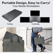 Rospider 18.5 inch Triple Screen Extender 1080P IPS Portable Monitor Gaming Display for 12 to 18 inch Laptop MacBook Windows