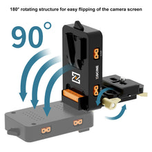 ZGCINE VM-VP4 Dual Quick Release V-Mount Battery Plate for Arca-Swiss, L-Shape for Sony Canon Nikon DSLR Camera, Tripod