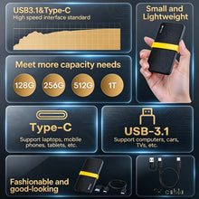 KODAK X200 Portable SSD 1T 512G 256G USB 3.1 Type-C External Hard Drive 450MB/s Mini Solid State Disk for Laptop MacBook PS4 PC
