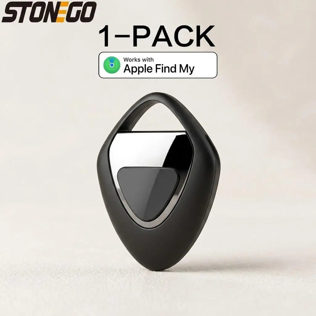 Portable GPS Tracker Waterproof Mini Smart Bluetooth 5.0 Tracker for Kids Pet Car Key Anti Lost Real Time Location Tracking Device Rechargeable IP67 Lightweight Slim with APP Compatible with iOS Android