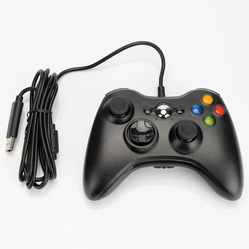 For Xbox 360 Wired Game Controller USB Wired Joystic Gamepad for Microsoft Xbox 360, PC Windows 7,8,10 with Dual-Vibration Turbo