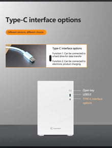 PowerTrain X-GAMERX X100 M-ATX Portable Computer Case ITX  MATX  Power Supply Support U3 Type-C Desktop MINI Small Chassis