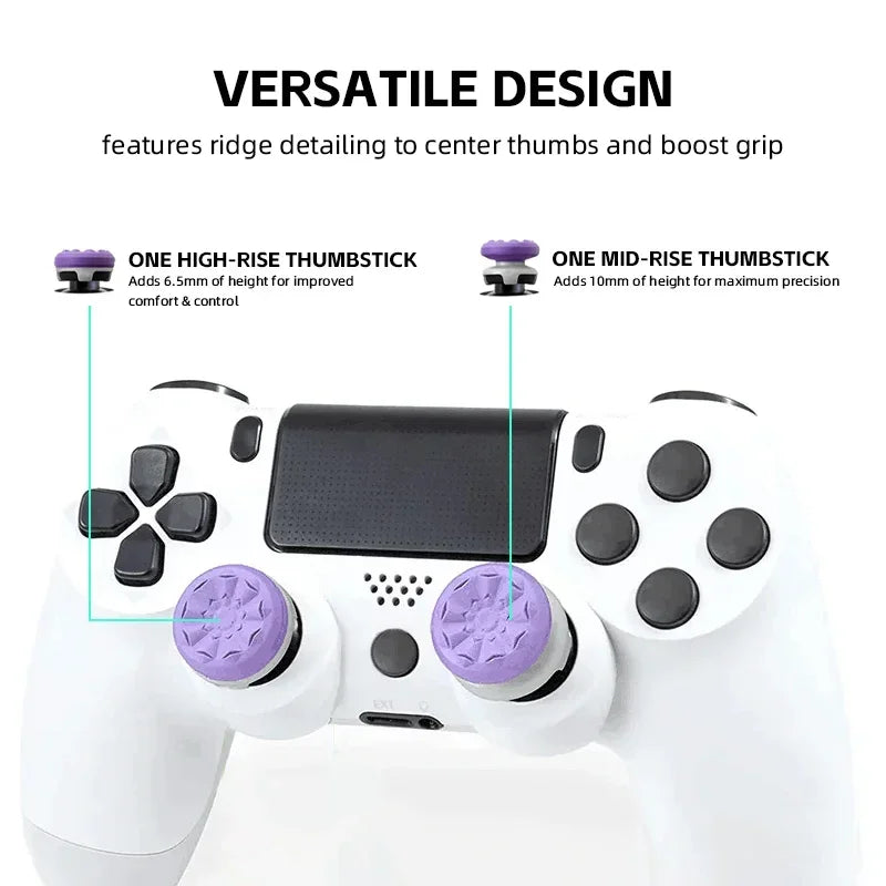 DATA FROG Freek Galaxy Thumb Grips High-Rise Stick Caps for PS4 PS5 / Xbox Series X S Controller FPS Analog Joystick Cover
