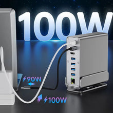 MZX 15 in 1 USB-C Docking Station Type-C 4K 60Hz HUB Aluminum Extension Concentrator HDTV PD 100W USB C 3.0 SD 1000M Laptop Dock