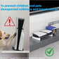 For PS5 Slim & Pro Console and Hold 12 Game Disc, Compatible with PlayStation 5 Slim/Pro Disc & Digital Edition Horizontal Stand