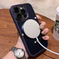 Luxury Matte Transparent Magsafe Stand for iPhone 17/16/15/14/13/12 Pro Max Plus/11 Phone Case with Magnetic Case