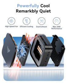 ACEMAGIC AMD Ryzen 3 4300U Mini PC 16GB LPDDR4 512GB SSD Windows 11 Pro Triple 4K WiFi 6 High Performance Business Desktop PC