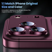 Protector de lente de cámara de vidrio templado y metal para iPhone 18 Pro Max, protección de lente para iPhone 18 Pro, accesorios de cubierta de lente para teléfono 17